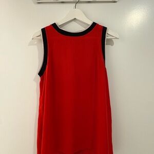 Halogen Red Top w/ Black and White Trim